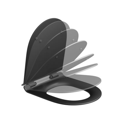 Ravak X01862 - Toiletsæde SoftClose VITA SLIM, sort