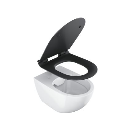 Ravak X01862 - Toiletsæde SoftClose VITA SLIM, sort