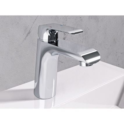 Ravak X070118 - Håndvaskarmatur FLAT 15,1 cm poleret krom