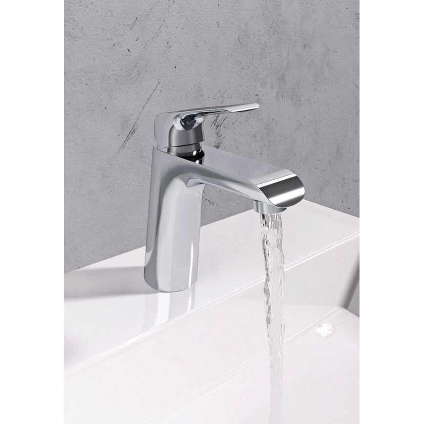 Ravak X070118 - Håndvaskarmatur FLAT 15,1 cm poleret krom
