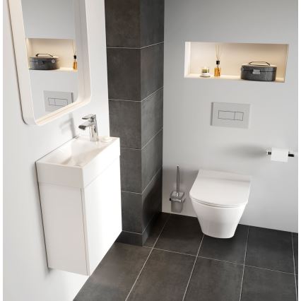 Ravak X070118 - Håndvaskarmatur FLAT 15,1 cm poleret krom
