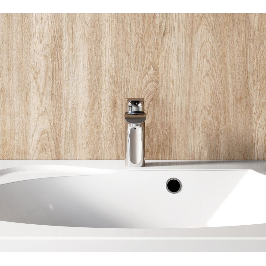 Ravak X070118 - Håndvaskarmatur FLAT 15,1 cm poleret krom