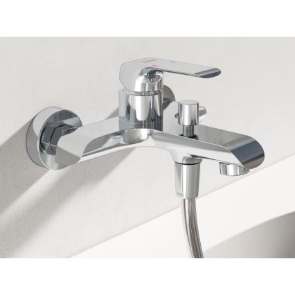 Ravak X070119 - Badekararmatur FLAT, blank krom