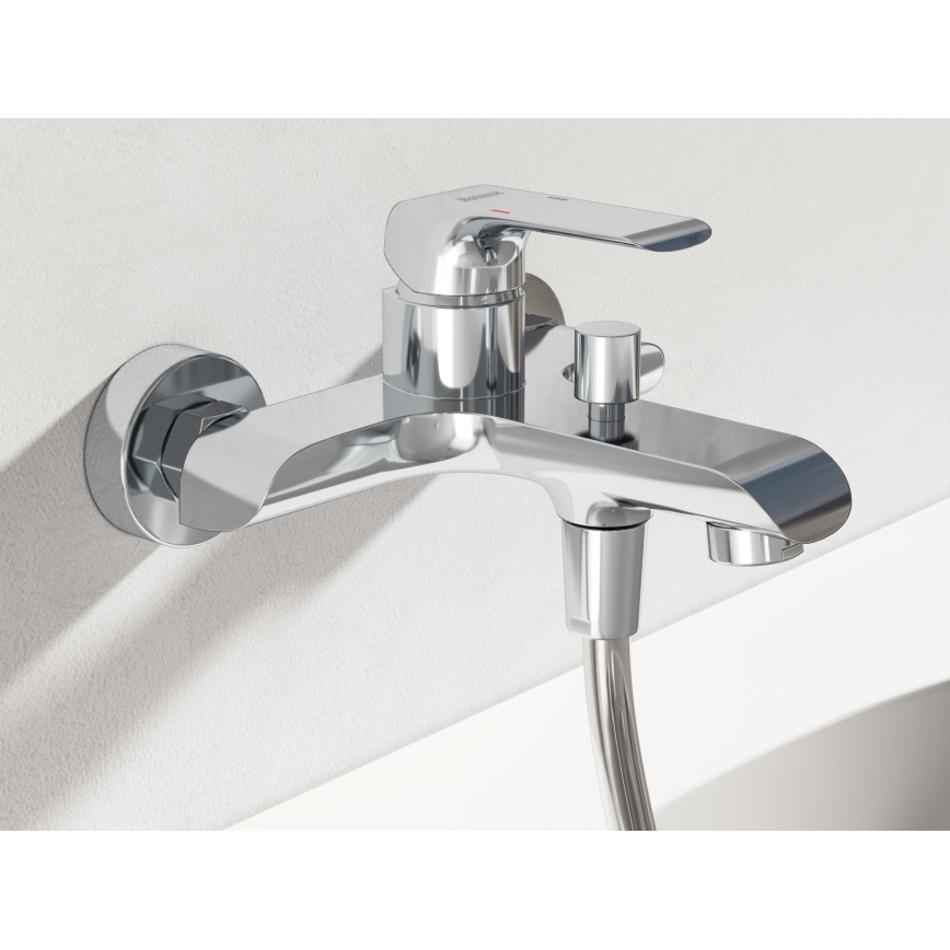 Ravak X070119 - Badekararmatur FLAT, blank krom