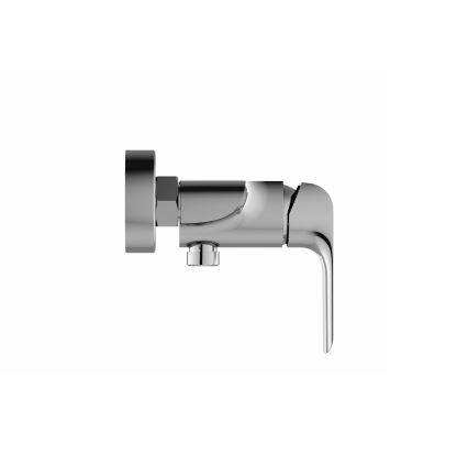 Ravak X070121 - Brusebatteri FLAT, blank krom