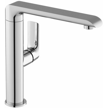 Ravak X070125 - Håndvask-/køkkenarmatur FLAT 26,2 cm, blank krom