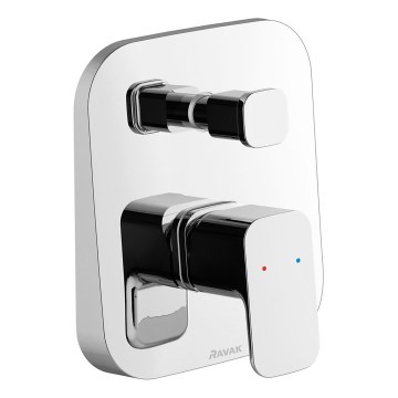 Ravak X070134 - Brusebatteri til indbygning FREE blank krom