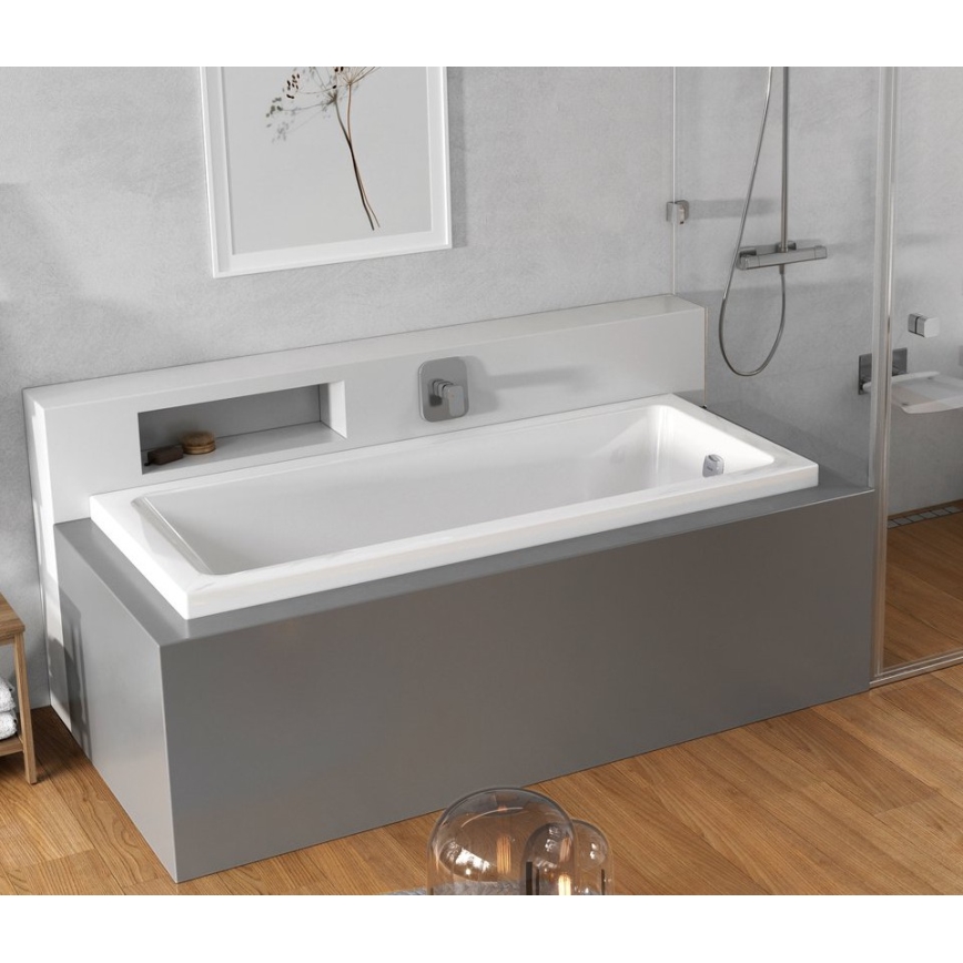 Ravak X070137 - Indbygningsbrusebatteri R-BOX, blank krom