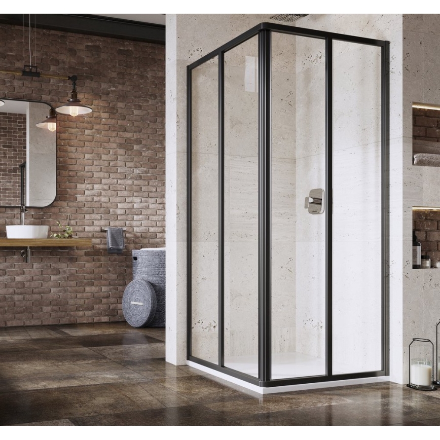 Ravak X070137 - Indbygningsbrusebatteri R-BOX, blank krom