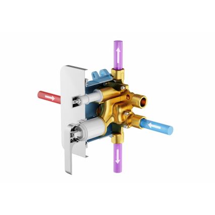 Ravak X070139 - Grundkrop til indbygningsarmatur R-BOX VARI 13,9x14,6 cm