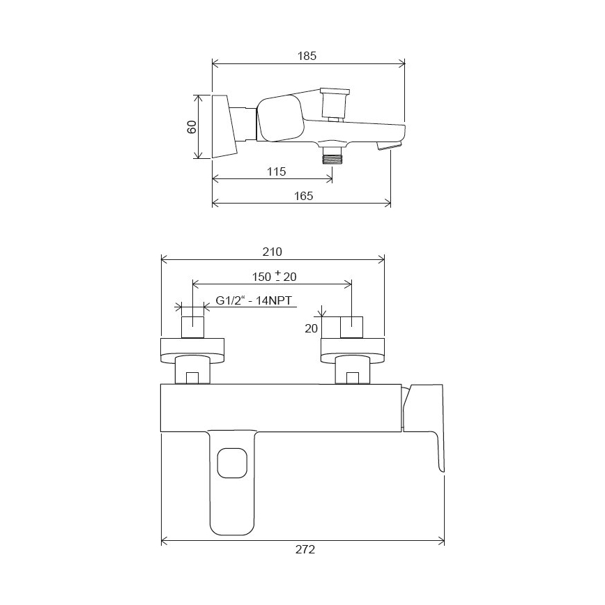 Ravak X070152 - Badekarbatteri FREE sort