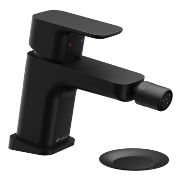 Ravak X070155 - Bidetarmatur med bundventil FREE, sort