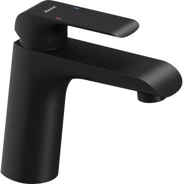 Ravak X070173 - Håndvaskarmatur FLAT 15,1 cm mat sort