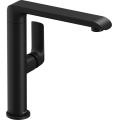 Ravak X070174 - Håndvask- og køkkenarmatur FLAT 26,2 cm mat sort