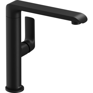 Ravak X070174 - Håndvask- og køkkenarmatur FLAT 26,2 cm mat sort