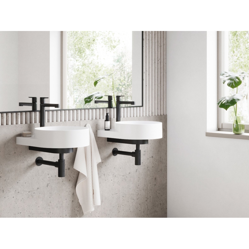 Ravak X070182 - Håndvaskarmatur PURI 32,2 cm sort