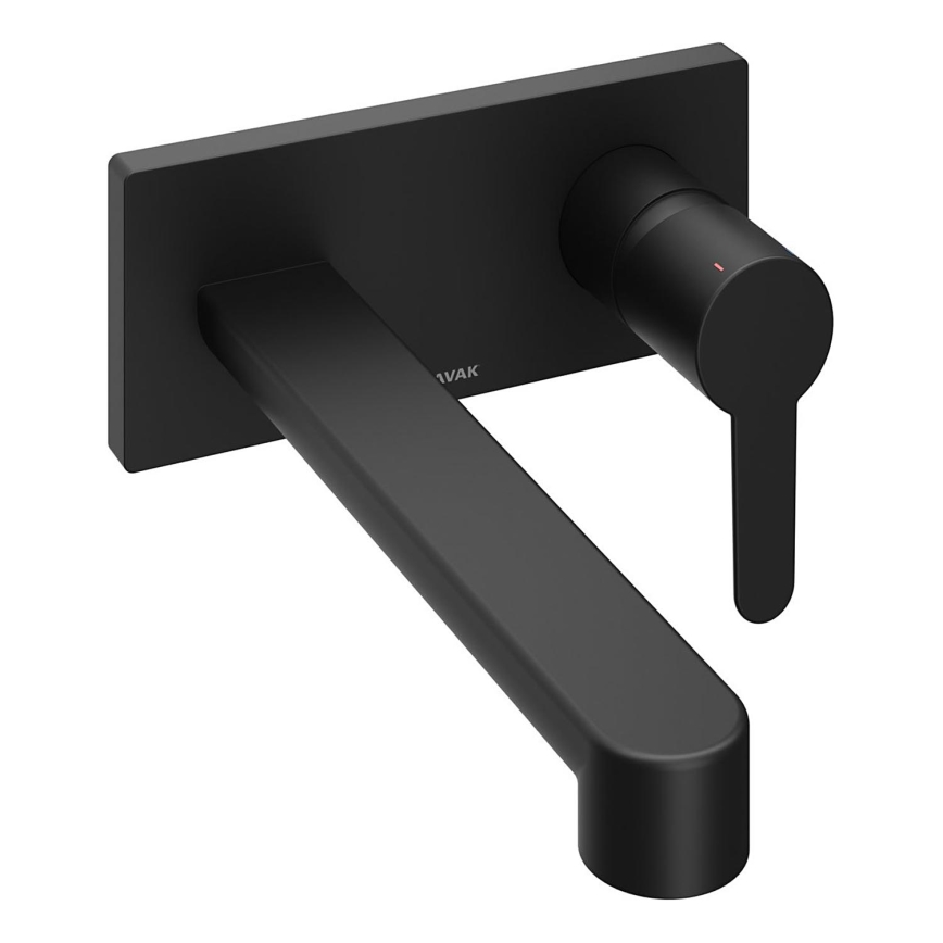 Ravak X070184 - PURI indbygningsarmatur til håndvask, sort