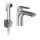 Ravak X070438 - Håndvaskarmatur med bidetbruser FLAT, blank krom