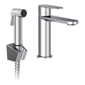 Ravak X070450 - Håndvaskarmatur med bidetbruser CHROME, poleret krom