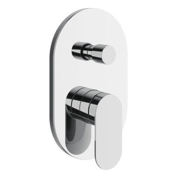 Ravak X070454 - Brusebatteri til indbygget installation CHROME blank krom