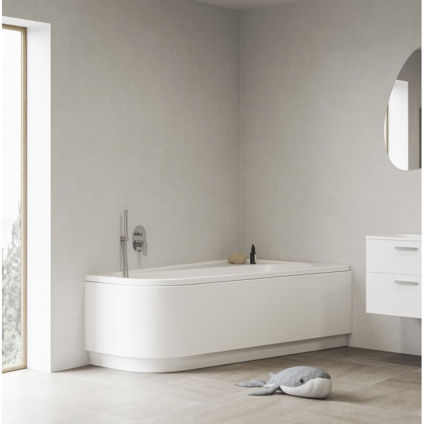 Ravak X070454 - Brusebatteri til indbygget installation CHROME blank krom