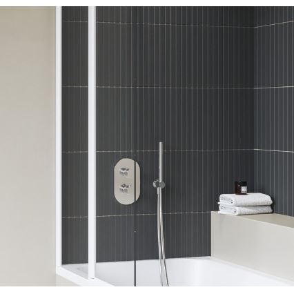 Ravak X070457 - Termostatisk brusebatteri til indbygget installation CHROME blank krom