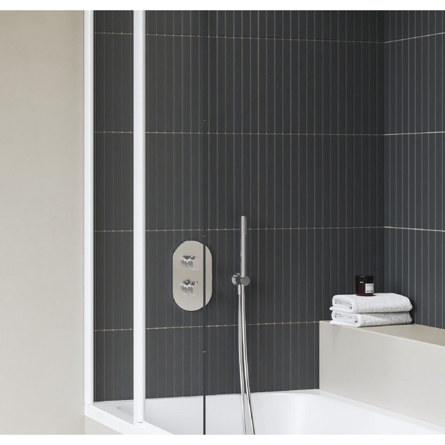 Ravak X070457 - Termostatisk brusebatteri til indbygget installation CHROME blank krom