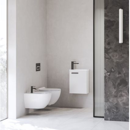 Ravak X070458 - Vaskarmatur CHROME 17,7 cm sort