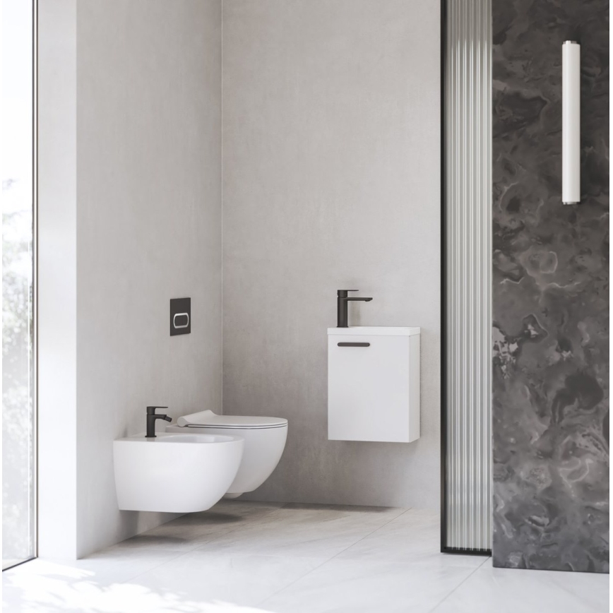 Ravak X070458 - Vaskarmatur CHROME 17,7 cm sort