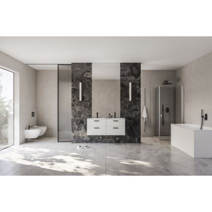 Ravak X070466 - Brusearmatur til indbygget installation CHROME sort