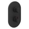 Ravak X070469 - Termostatisk brusebatteri til indbygning CHROME sort