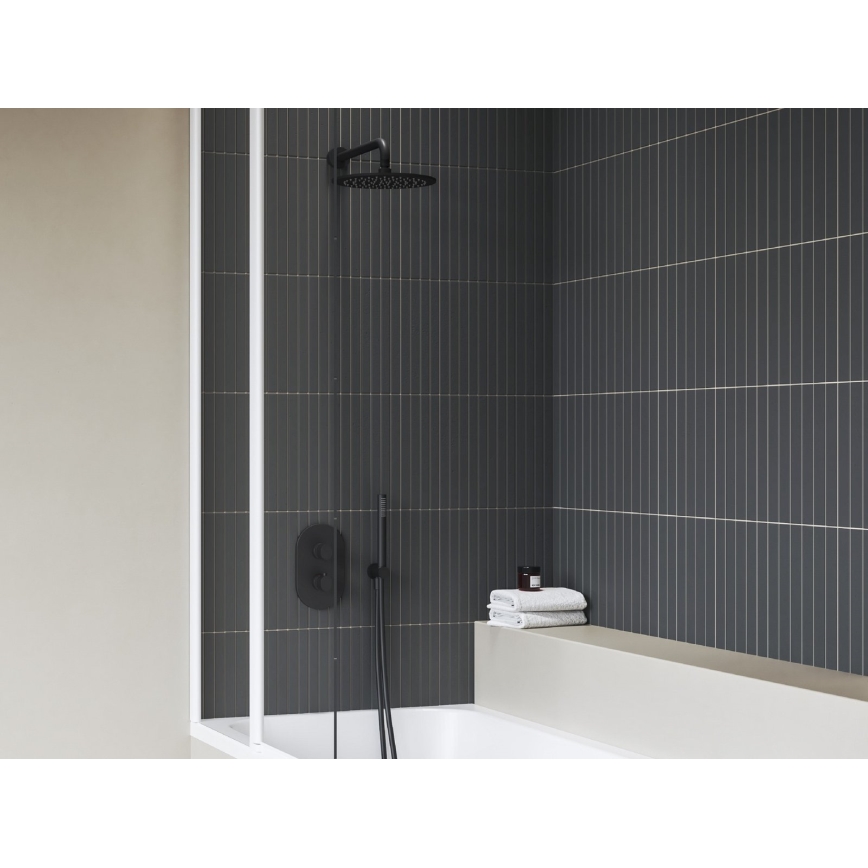 Ravak X070469 - Termostatisk brusebatteri til indbygning CHROME sort