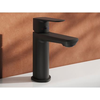 Ravak X070476 - Håndvaskarmatur LIFE 16 cm sort