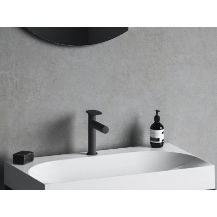 Ravak X070542 - Håndvaskarmatur SPRING 18,9 cm sort