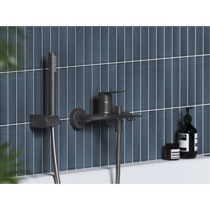 Ravak X070654 - PLAN badekararmatur, børstet grafit