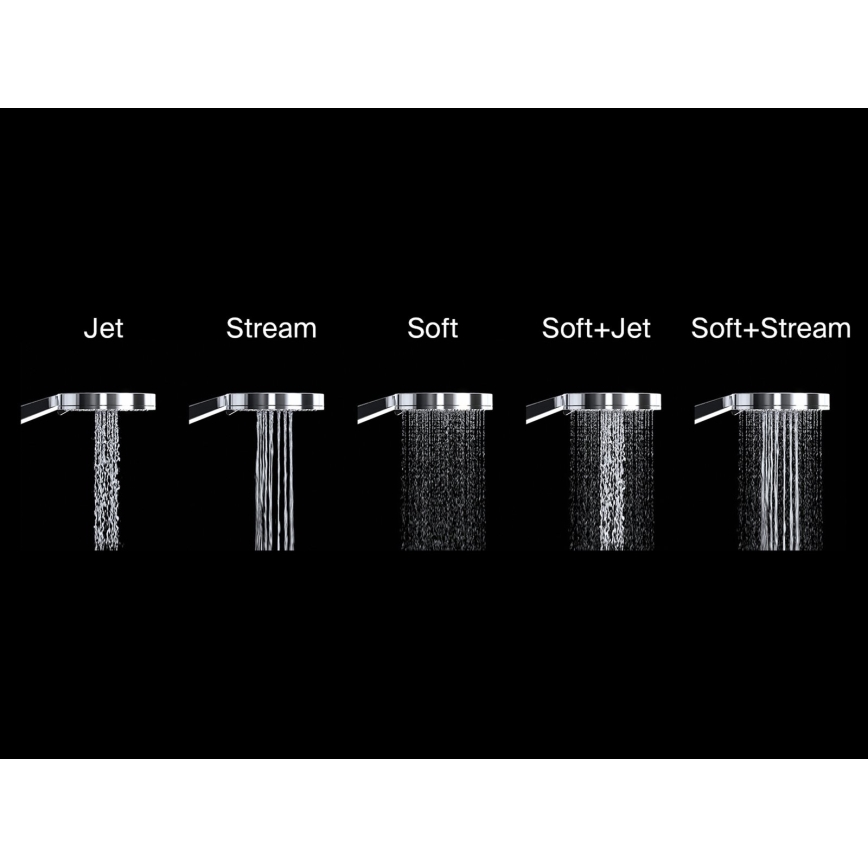 Ravak X07P008 - Håndbruser i blank krom