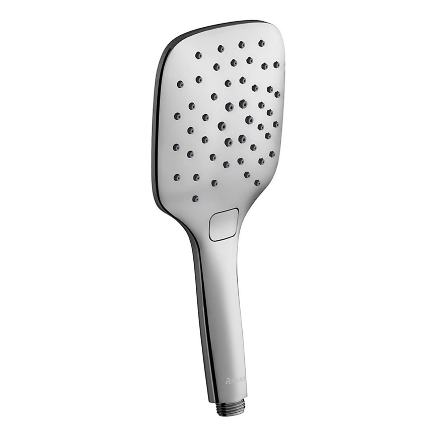 Ravak X07P348 - Håndbruser med knap, blank krom