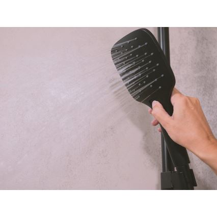 Ravak X07P569 - Håndbruser med trykknap, sort