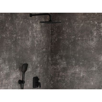 Ravak X07P569 - Håndbruser med trykknap, sort