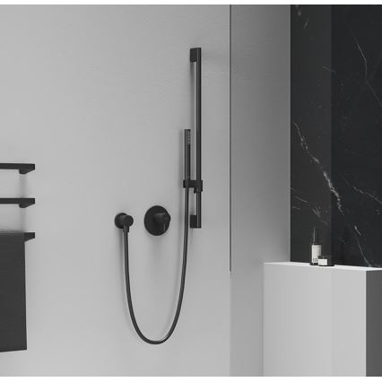 Ravak X07P670 - Håndbruser mat sort