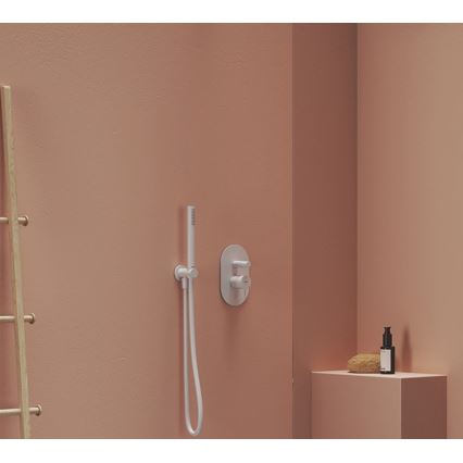 Ravak X07P682 - Håndbruser mat hvid