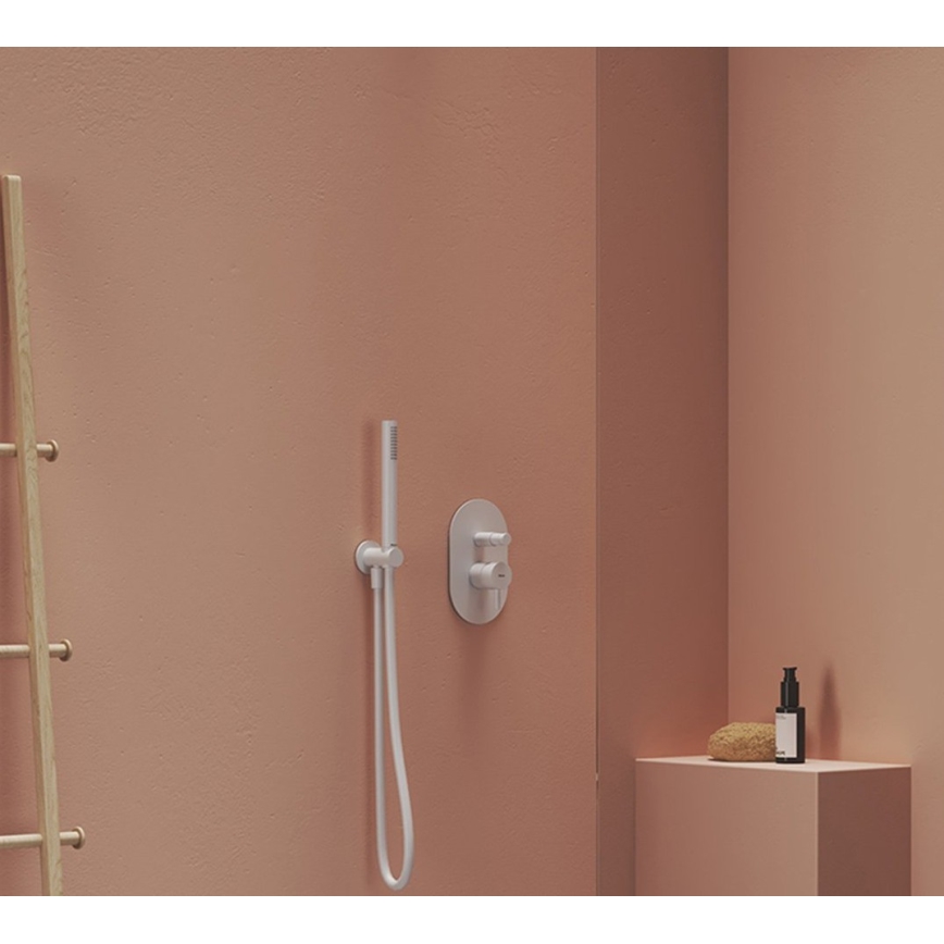 Ravak X07P682 - Håndbruser mat hvid