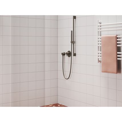 Ravak X07P694 - Håndbruser i børstet grafit