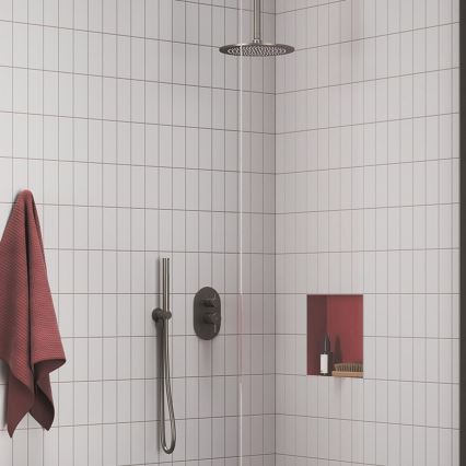 Ravak X07P694 - Håndbruser i børstet grafit