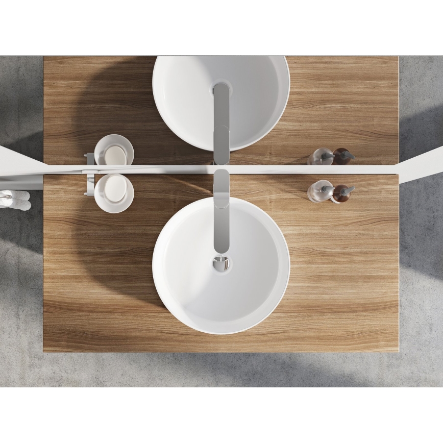 Ravak XJX01140001 - Håndvask til bordplade UNI Ø 40 cm keramik/hvid