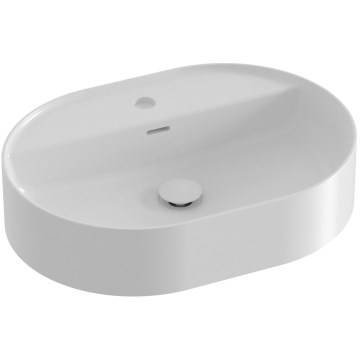 Ravak XJX01155003 - Pålægsvask CERAMIC SLIM 55x40 cm keramik/hvid