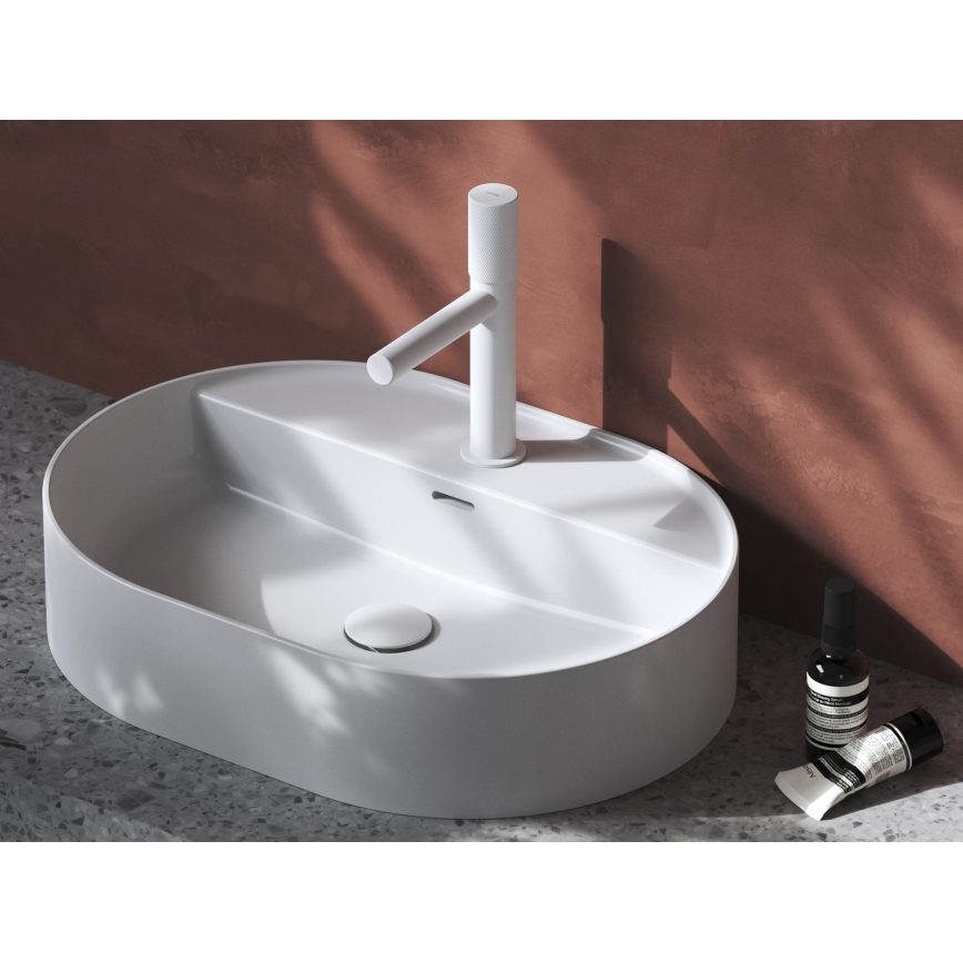 Ravak XJX01155003 - Pålægsvask CERAMIC SLIM 55x40 cm keramik/hvid