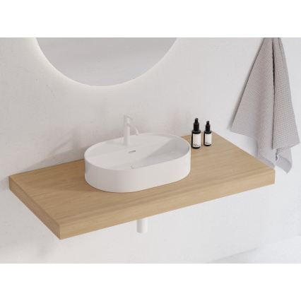 Ravak XJX01155003 - Pålægsvask CERAMIC SLIM 55x40 cm keramik/hvid