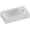 Ravak XJXP1240000 - Væghængt håndvask VEDA 40,8x22,2 cm keramik/hvid