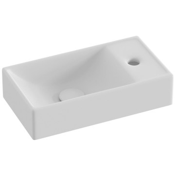 Ravak XJXP1240000 - Væghængt håndvask VEDA 40,8x22,2 cm keramik/hvid